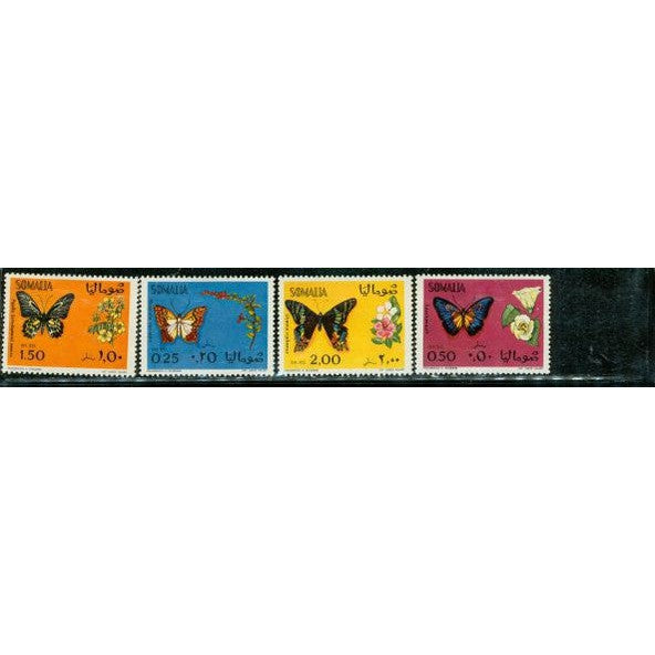 Somalia Butterflies , 4 stamps