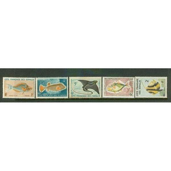 Somalia Fishes , 5 stamps - Somalia Fishes , 5 stamps