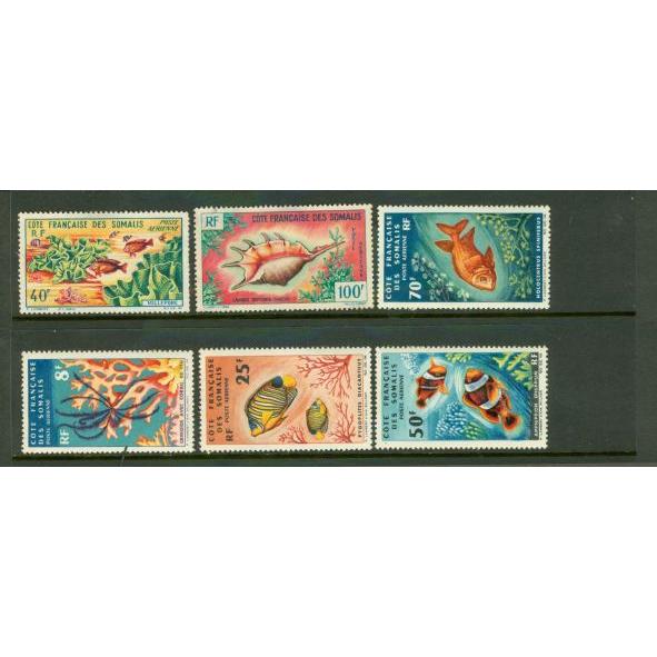 Somalia Fishes , 6 stamps - Somalia Fishes , 6 stamps