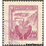 South Korea 1955 Reconstruction-Stamps-South Korea-StampPhenom