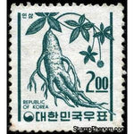 South Korea 1966 Ginseng-Stamps-South Korea-StampPhenom