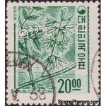 South Korea 1967 Mee-sun blossoms and fruit-Stamps-South Korea-StampPhenom