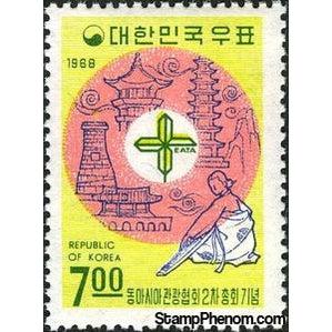 South Korea 1968 EATA 2nd. Congress-Stamps-South Korea-StampPhenom