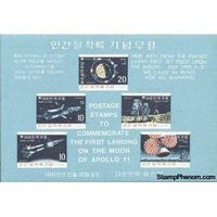 South Korea 1969 Apollo 11, Souvenir Sheet-Stamps-South Korea-StampPhenom