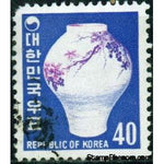 South Korea 1969 Porcelain vase-Stamps-South Korea-StampPhenom