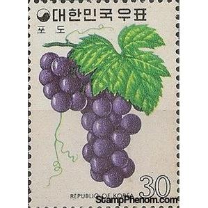 South Korea 1974 Grapes-Stamps-South Korea-StampPhenom