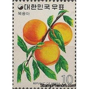 South Korea 1974 Peaches-Stamps-South Korea-StampPhenom