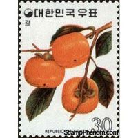 South Korea 1974 Persimmons-Stamps-South Korea-StampPhenom