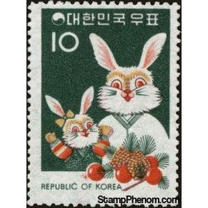 South Korea 1974 Year of the Rabbit-Stamps-South Korea-StampPhenom