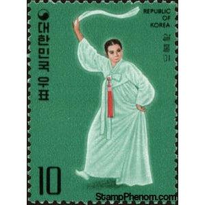 South Korea 1975 Dancer-Stamps-South Korea-StampPhenom