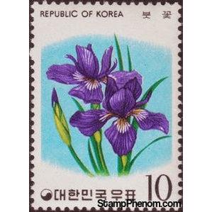 South Korea 1975 Iris-Stamps-South Korea-StampPhenom