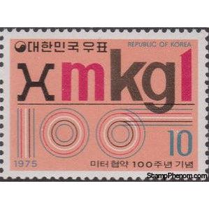 South Korea 1975 Metric System Symbols-Stamps-South Korea-StampPhenom