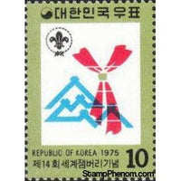 South Korea 1975 Scouting, Kerchief-Stamps-South Korea-StampPhenom