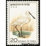 South Korea 1976 Black-faced Spoonbill (Platalea minor)-Stamps-South Korea-StampPhenom