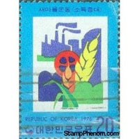 South Korea 1976 Income from production-Stamps-South Korea-StampPhenom