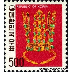 South Korea 1977 Gold Crown-Stamps-South Korea-StampPhenom