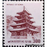 South Korea 1977 Pobjusa Temple-Stamps-South Korea-StampPhenom