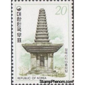 South Korea 1978 Jeonghye-sa Temple-Stamps-South Korea-StampPhenom