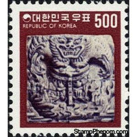 South Korea 1978 Monster Mask Tile, 6-7th Cent.-Stamps-South Korea-StampPhenom