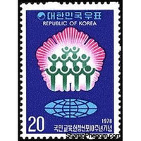 South Korea 1978 National Education Charter-Stamps-South Korea-StampPhenom