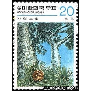 South Korea 1979 Nature Conservation- Lace bark pine-Stamps-South Korea-StampPhenom
