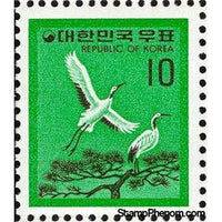 South Korea 1979 Red-crowned Crane (Grus japonensis)-Stamps-South Korea-StampPhenom