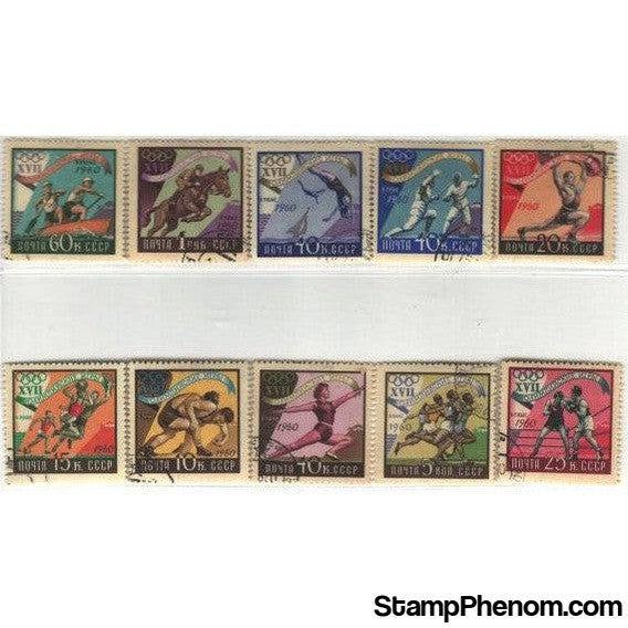 Soviet Union Olympics , 10 stamps