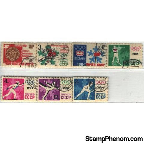 Soviet Union Olympics , 7 stamps