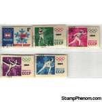 Soviet Union Olympics Imperf , 5 stamps