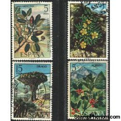 Spain Plants , 4 stamps