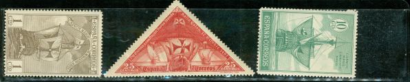 Spain Ships 3 stamps Lot 2