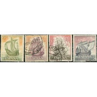 Spain Ships , 4 stamps