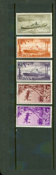 Spain Ships , 5 stamps - Spain Ships , 5 stamps
