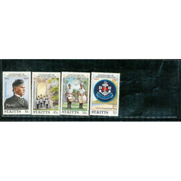 St. Kitts Scouting , 4 stamps