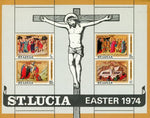 St. Lucia Christ , 1 souvenir sheet