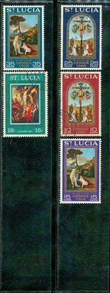 St. Lucia Christ , 5 stamps