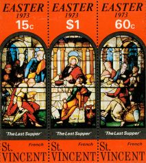 St. Vincent Christ , 3 stamps