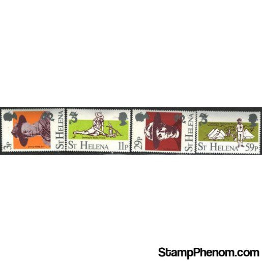 St. Helena Scouting , 4 stamps