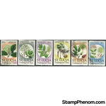 St. Lucia Flowers , 6 stamps