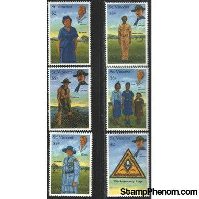 St. Vincent Scouting , 6 stamps