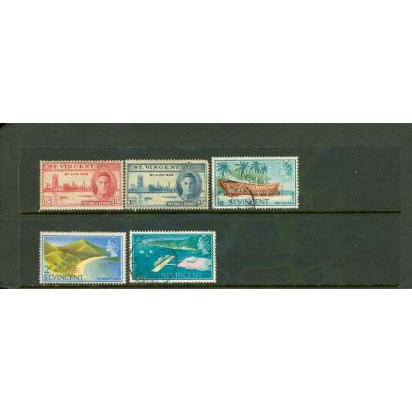 St Vincent Lot 2 , 5 stamps