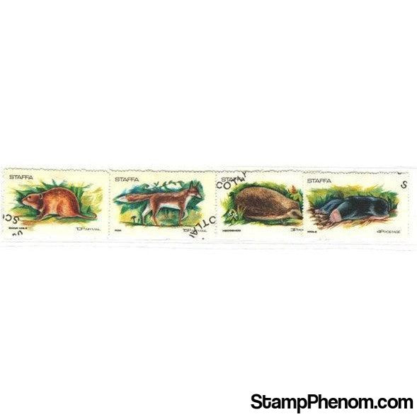 Staffa Animals , 4 stamps