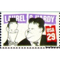 United States of America 1991 Stan Laurel (1890-1965) and Oliver Hardy (1892-1957)