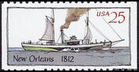 United States of America 1989 Steamboats New Orleans, 1812