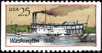 United States of America 1989 Steamboats Washington, 1816