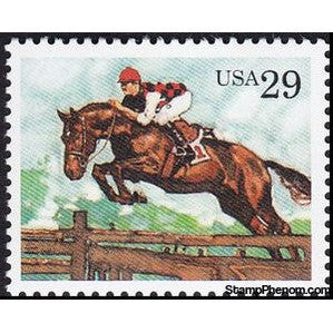 United States of America 1993 Steeplechase, Horse (Equus ferus caballus)