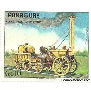 Paraguay 1972 Stephenson's Rocket, 1829