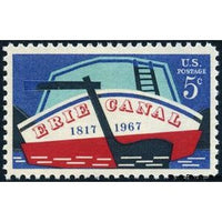 United States of America 1967 Stern of Early Canal Boat