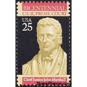 United States of America 1990 Supreme Court: Chief Justice John Marshall