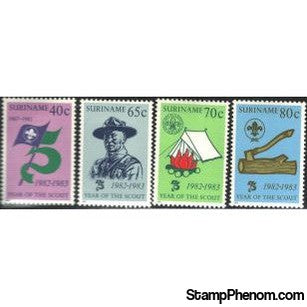 Suriname Scouting , 4 stamps